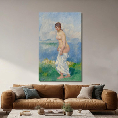 Bagnante In Piedi Pierre-Auguste Renoir par453 quadro stampato su tela