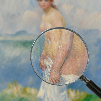 Bagnante In Piedi Pierre-Auguste Renoir par453 quadro stampato su tela