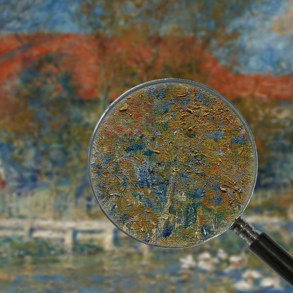 Lo Stagno Delle Anatre Pierre-Auguste Renoir par470 quadro stampato su tela