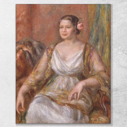 Tilla Durieux Ottilie Godeffroy Pierre-Auguste Renoir par483 quadro stampato su tela