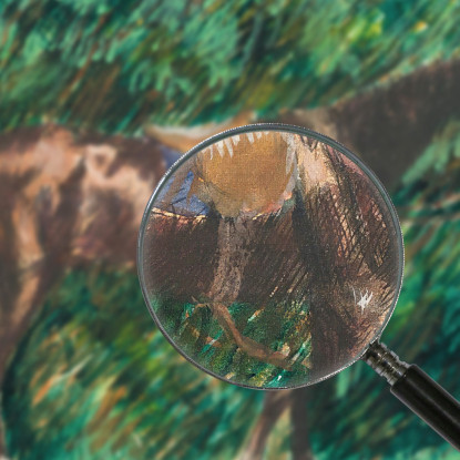 Cavallo Pierre-Auguste Renoir par493 quadro stampato su tela