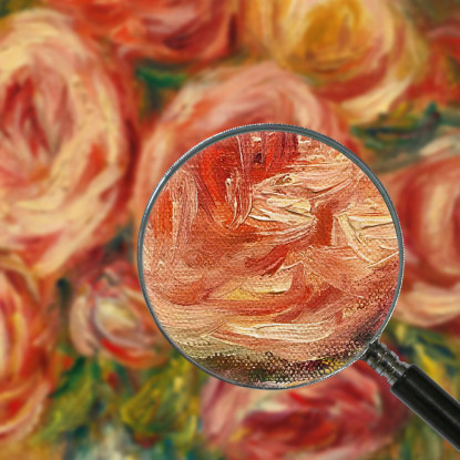 Vaso Di Rose Pierre-Auguste Renoir par498 quadro stampato su tela