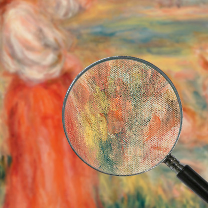 Donne Nei Campi Pierre-Auguste Renoir par522 quadro stampato su tela