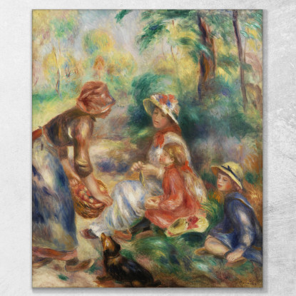 Venditore Di Mele Pierre-Auguste Renoir par541 quadro stampato su tela
