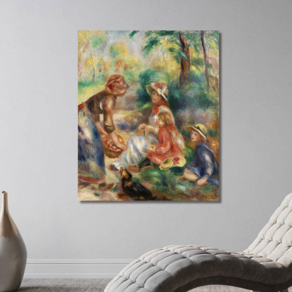 Venditore Di Mele Pierre-Auguste Renoir par541 quadro stampato su tela