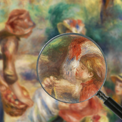 Venditore Di Mele Pierre-Auguste Renoir par541 quadro stampato su tela