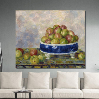 Mele In Un Piatto 1883 Pierre-Auguste Renoir par543 quadro stampato su tela