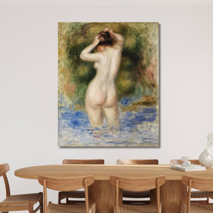 Bagnante Pierre-Auguste Renoir par545 quadro stampato su tela