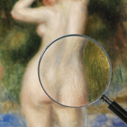 Bagnante Pierre-Auguste Renoir par545 quadro stampato su tela