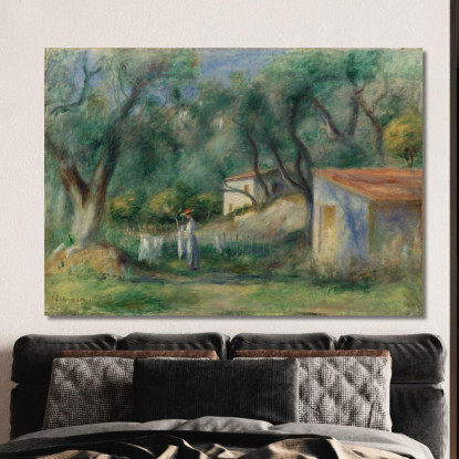 Le Cannet Pierre-Auguste Renoir par576 quadro stampato su tela