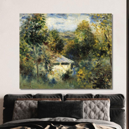 Louveciennes Pierre-Auguste Renoir par578 quadro stampato su tela