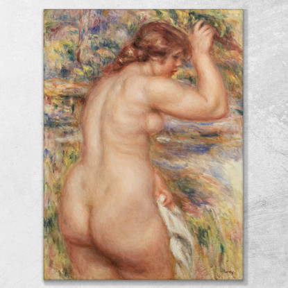 Nudo In Un Paesaggio Pierre-Auguste Renoir par581 quadro stampato su tela