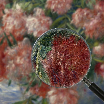 Peonie Pierre-Auguste Renoir par586 quadro stampato su tela