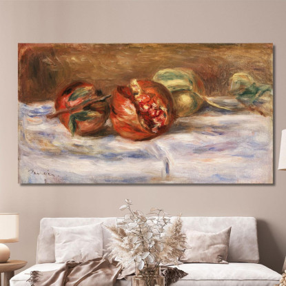 Granate Di Melograni 1910 Pierre-Auguste Renoir par594 quadro stampato su tela