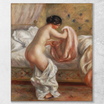 In Aumento Pierre-Auguste Renoir par601 quadro stampato su tela