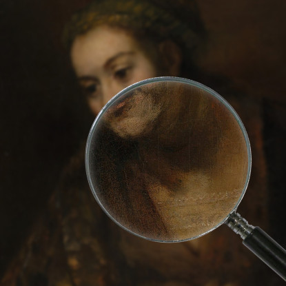 Hendrickje Stoffels Rembrandt van Rijn rvr62 quadro stampato su tela