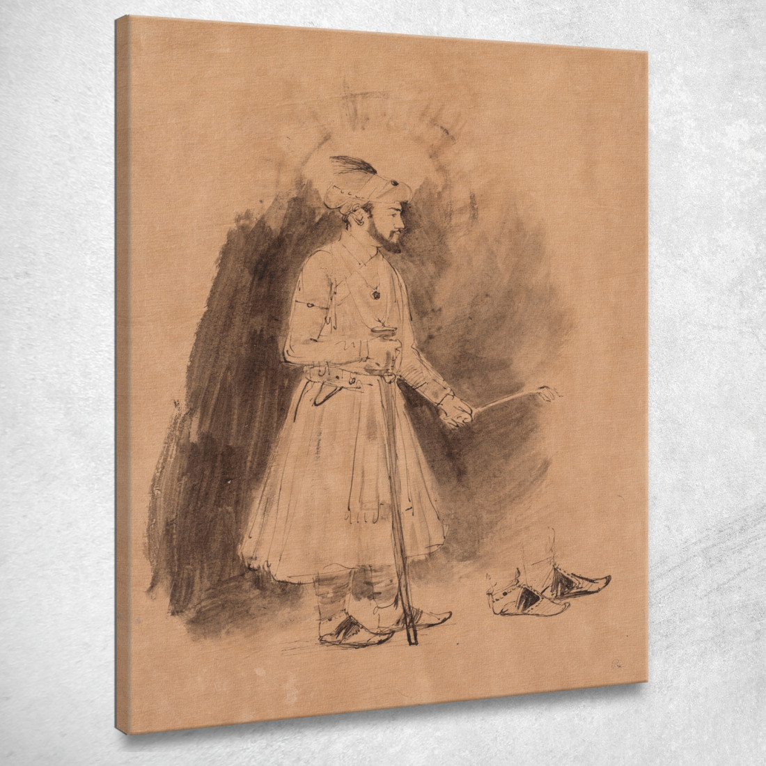 Shah Jahan Rembrandt van Rijn rvr186 quadro stampato su tela