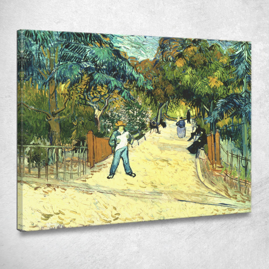 Ingresso Ai Giardini Pubblici Di Arle Vincent van Gogh vvg120 quadro stampato su tela