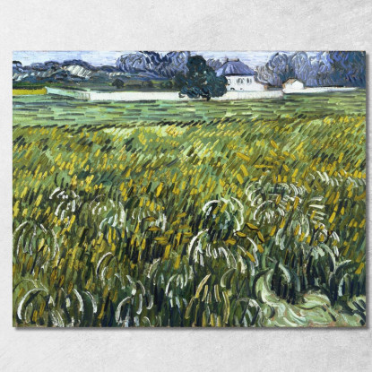 Casa Ad Auvers Vincent van Gogh vvg225 quadro stampato su tela