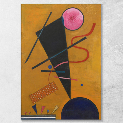 Tocca Contatto Wassily Kandinsky wk17 quadro stampato su tela