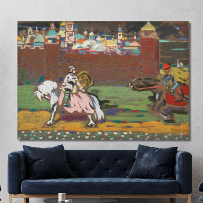 Crociati Wassily Kandinsky wk41 quadro stampato su tela