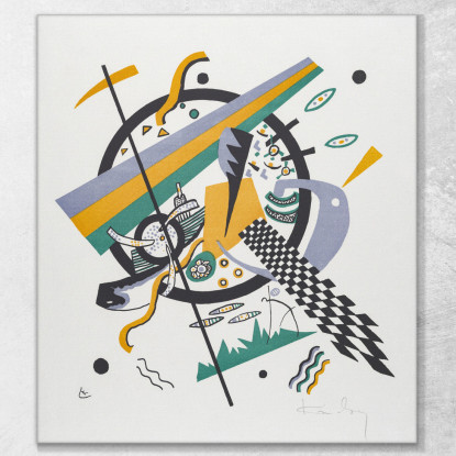 Piccoli Mondi Iv Piccoli Mondi Iv Wassily Kandinsky wk109 quadro stampato su tela