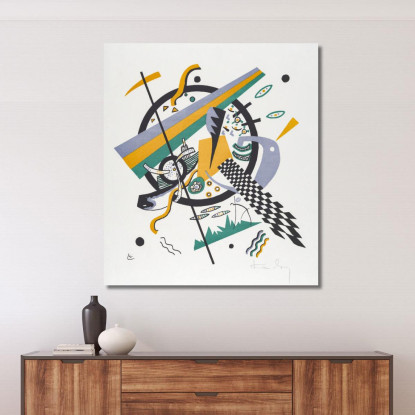 Piccoli Mondi Iv Piccoli Mondi Iv Wassily Kandinsky wk109 quadro stampato su tela