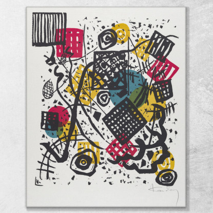 Piccoli Mondi V Piccoli Mondi V Wassily Kandinsky wk111 quadro stampato su tela