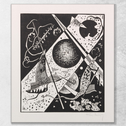 Piccoli Mondi Vi Wassily Kandinsky wk112 quadro stampato su tela