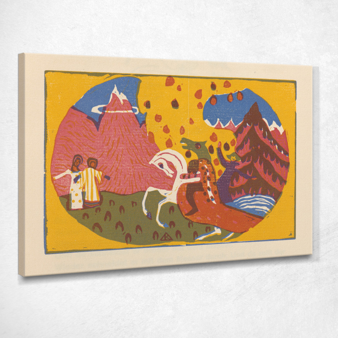 Suona Pl.05 Wassily Kandinsky wk121 quadro stampato su tela