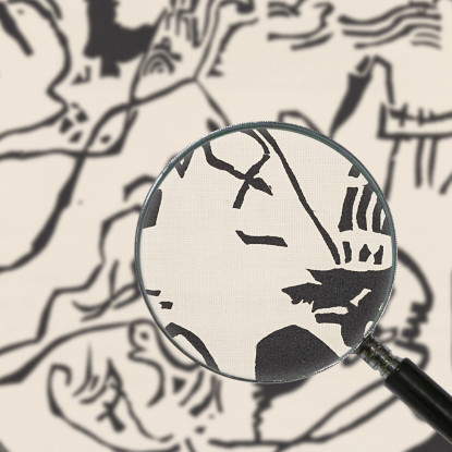 Suoni Pl.06 Wassily Kandinsky wk122 quadro stampato su tela