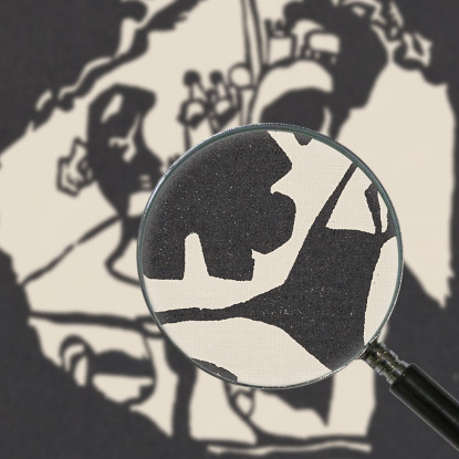 Suona Pl.17 Wassily Kandinsky wk132 quadro stampato su tela