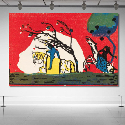 Suoni Wassily Kandinsky wk141 quadro stampato su tela