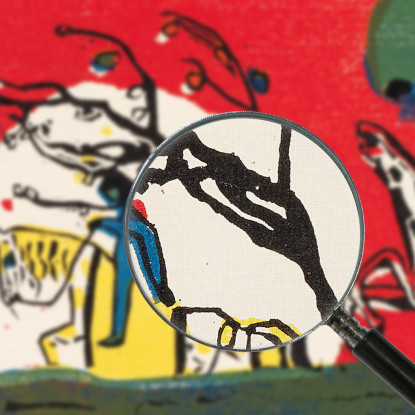 Suoni Wassily Kandinsky wk141 quadro stampato su tela