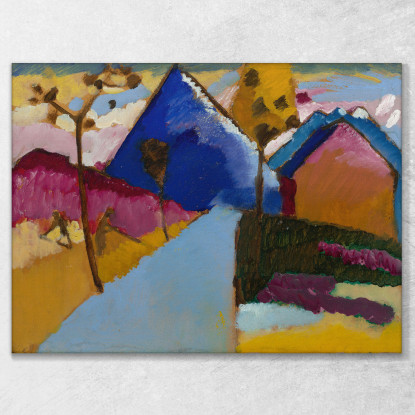 Kochel Via Diritta Wassily Kandinsky wk142 quadro stampato su tela