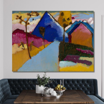 Kochel Via Diritta Wassily Kandinsky wk142 quadro stampato su tela