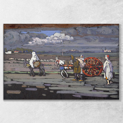 Strada Di Campagna Wassily Kandinsky wk147 quadro stampato su tela