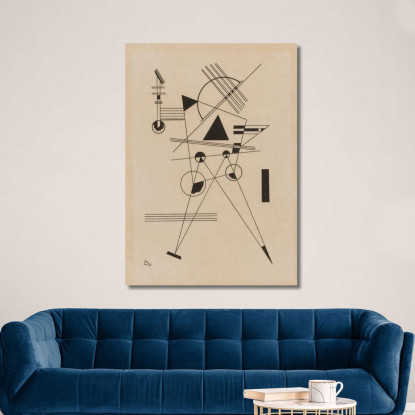 Litografia N. 1R.185 Wassily Kandinsky wk153 quadro stampato su tela