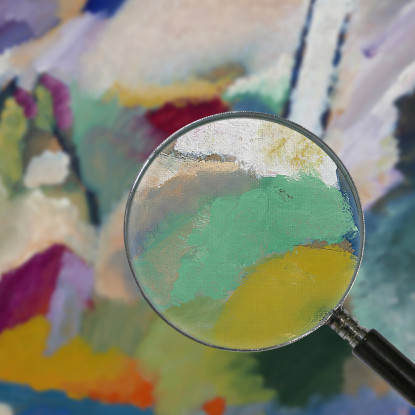 Murnau Con La Chiesa I Wassily Kandinsky wk163 quadro stampato su tela