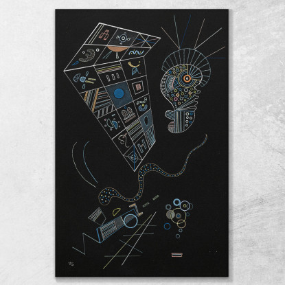 Senza Titolo 5 Wassily Kandinsky wk175 quadro stampato su tela