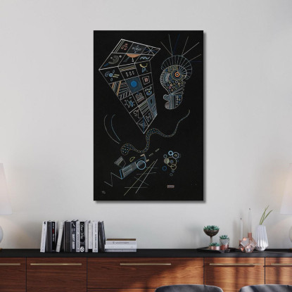 Senza Titolo 5 Wassily Kandinsky wk175 quadro stampato su tela