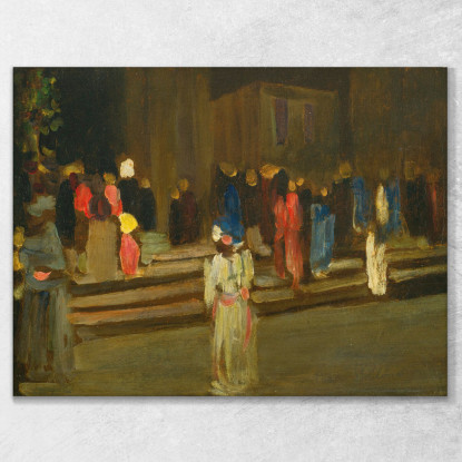 Ingresso Al Parco Von St. Cloud Eingang Parco Di St. Cloud Wassily Kandinsky wk185 quadro stampato su tela