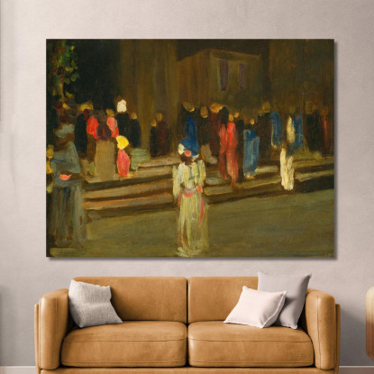 Ingresso Al Parco Von St. Cloud Eingang Parco Di St. Cloud Wassily Kandinsky wk185 quadro stampato su tela