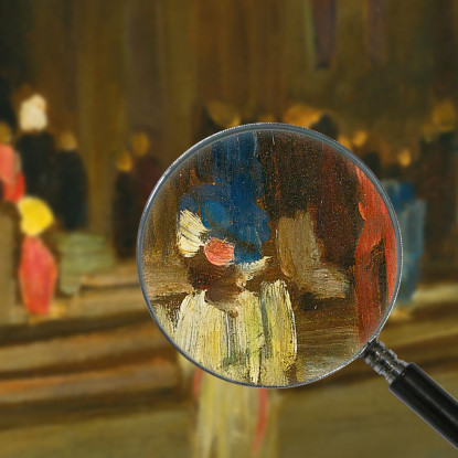 Ingresso Al Parco Von St. Cloud Eingang Parco Di St. Cloud Wassily Kandinsky wk185 quadro stampato su tela