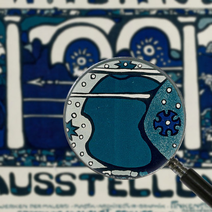 Manifesto Per La Prima Mostra Della Phalanx Wassily Kandinsky wk189 quadro stampato su tela