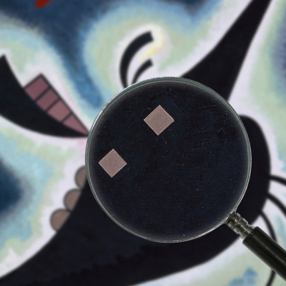 Nero A Punta Wassily Kandinsky wk191 quadro stampato su tela