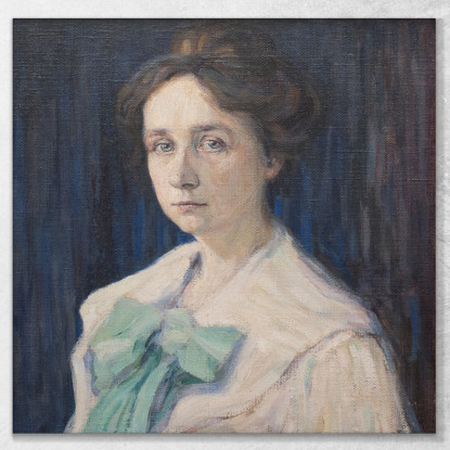 Ritratto Di Gabriele Munter Wassily Kandinsky wk192 quadro stampato su tela