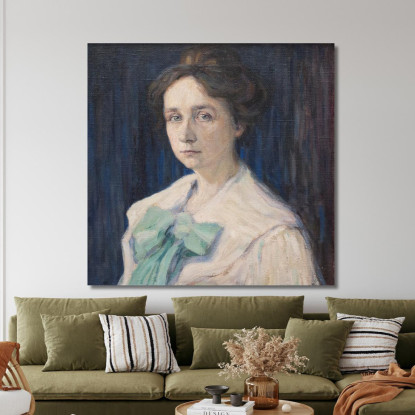 Ritratto Di Gabriele Munter Wassily Kandinsky wk192 quadro stampato su tela