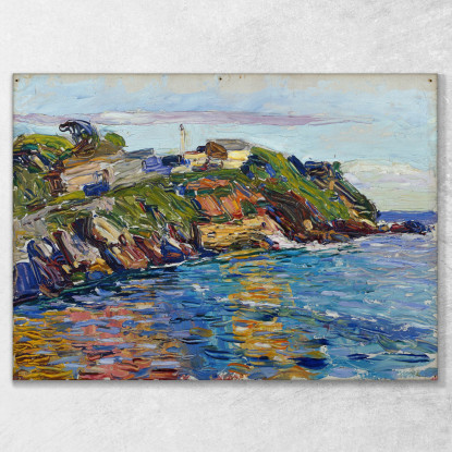 Rapallo Bucht Wassily Kandinsky wk197 quadro stampato su tela