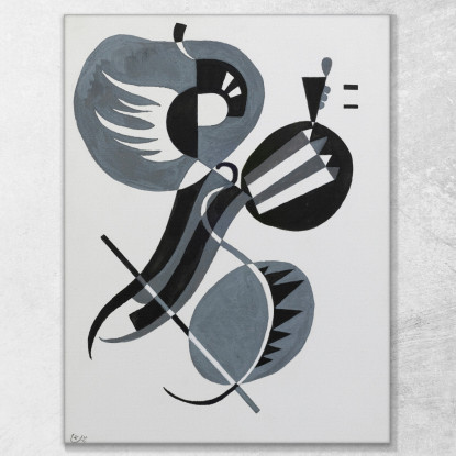 Senza Titolo 2 Wassily Kandinsky wk203 quadro stampato su tela